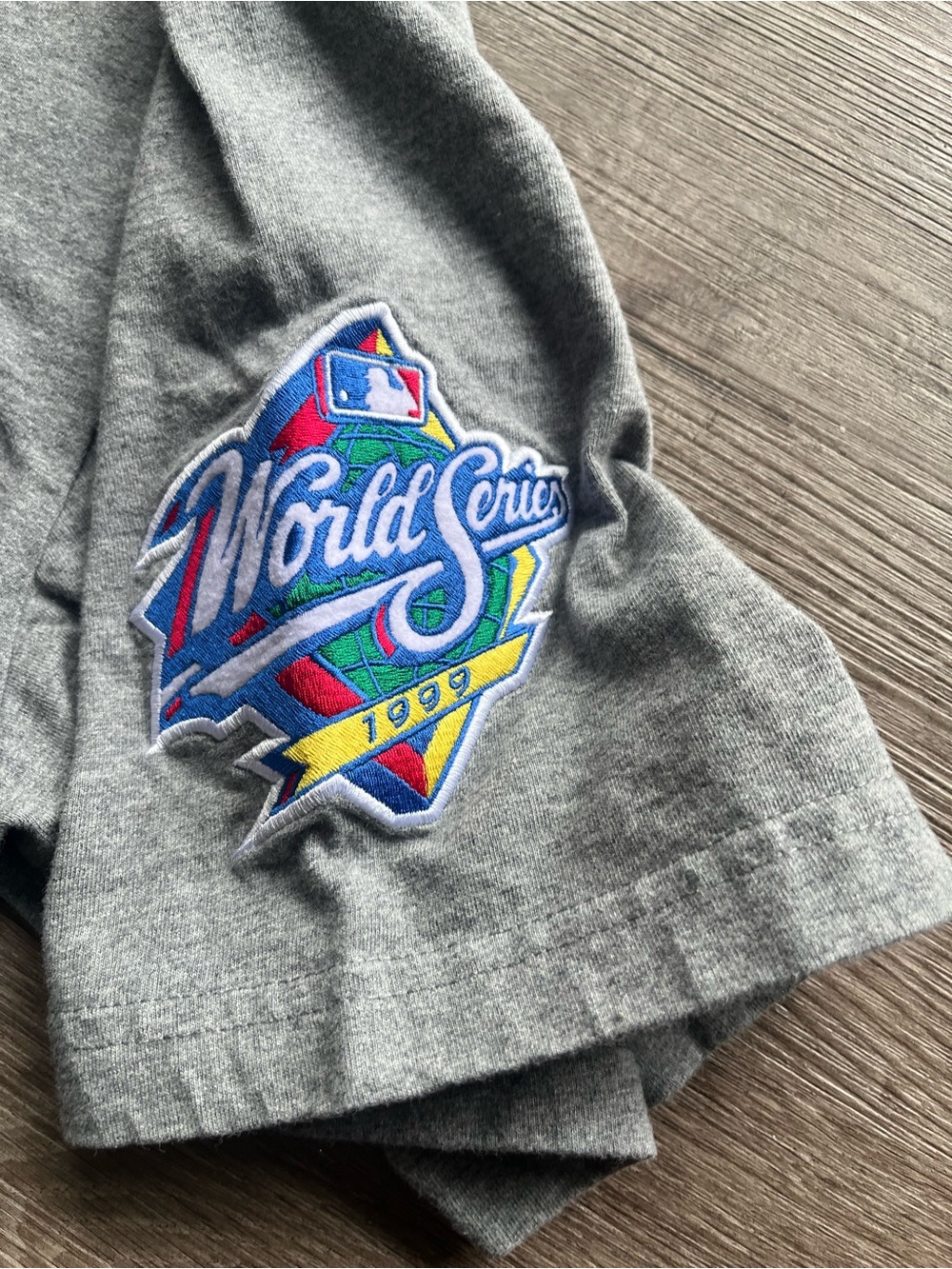 New York Yankees T-shirt Mens Mitchell & Ness Grey Hometown Vintage Logo Sz XL - Picture 3 of 10